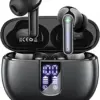 Ear Buds Wireless Earbuds - Bluetooth 5.3 Headphones (48H Playback) Built in Mic with LED Display Charging Case, IP7 Waterproof Earphone for iPhone Andriod Phones Laptop Sports Workout