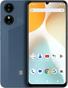 BLU G44 | 2024 | All-Day Battery |6.8” HD+ Infinity Display | 64GB | Triple 13MP Camera | US Warranty| Blue