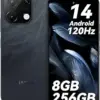 UMIDIGI Note 100A Cell Phone, 8(4+4)+256GB/1TB TF, 6.8" HD+ 120Hz Display Phones, Android 14 Smartphone, 5000mAh Battery Andriod Phone, AI Face & Fingerprint Unlock, 4G Dual SIM, GPS,OTG