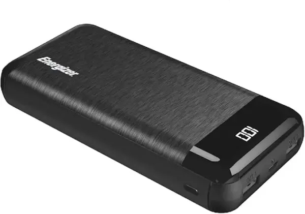 Energizer Power Bank 20000mAh Portable Battery Pack, Backup Phone Charger with LCD Display Compatible with Android/iPhone 16 15 Plus Pro Max/iPad Tablet and etc_UE20058