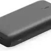 Belkin BoostCharge USB-C PD 20000 mAh Power Bank, Portable Battery Charger for iPhone 16, iPad Pro, Samsung Galaxy S25, Nintendo Switch 2 & More - USB-C Cable Included - Black